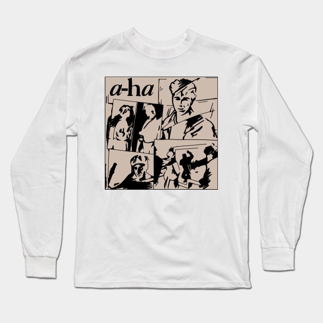 Take on Me | Design 2 Long Sleeve T-Shirt by Josh’s Designs